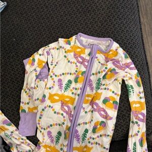 Kids Pajama Set - Purple and Yellow